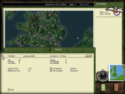 Battle of Britain Microsoft Windows PC CD-PC Gamez USA