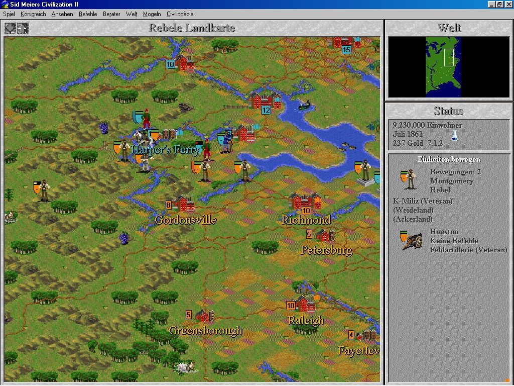 Sid Meier's Civilization II Scenarios - Conflicts in Civilization Microsoft Windows PC CD-PC Gamez USA