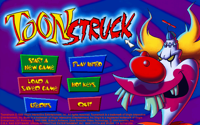 Toonstruck Disc 1-2 Microsoft Windows PC CD-PC Gamez USA