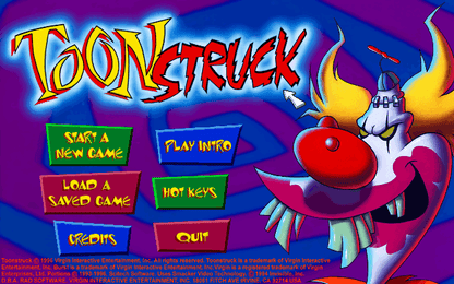 Toonstruck Disc 1-2 Microsoft Windows PC CD-PC Gamez USA