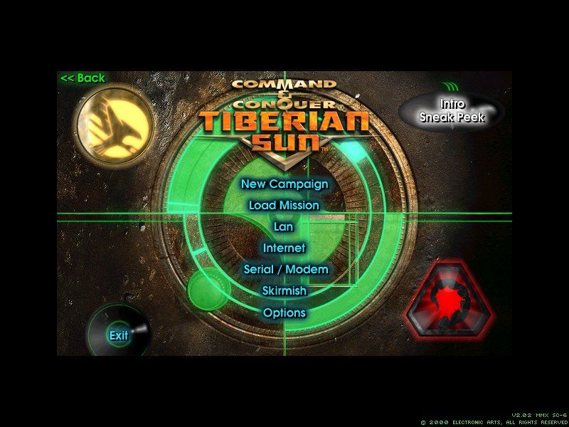 Command & Conquer Tiberian Sun Disc 1 - 2 Microsoft Windows PC CD-PC Gamez USA