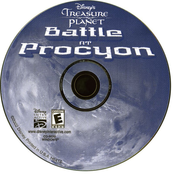 Treasure Planet Battle Of Procyon Microsoft Windows PC CD-PC Gamez USA