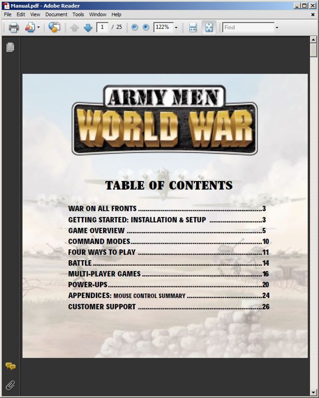 Army Men World War Microsoft Windows PC CD-PC Gamez USA