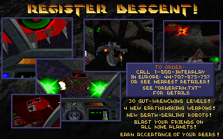 Descent Microsoft Windows PC CD-PC Gamez USA