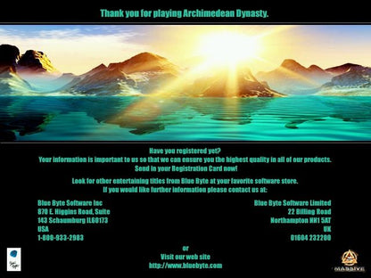 Archimedean Dynasty Microsoft Windows PC CD-PC Gamez USA