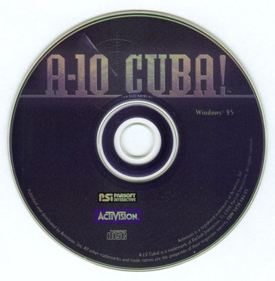 A-10 Cuba! Microsoft Windows PC CD