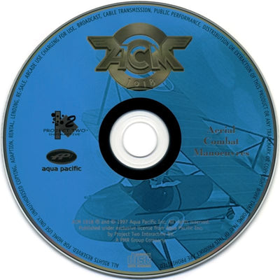 ACM 1918 Aerial Combat Manoeuvres Microsoft Windows PC CD