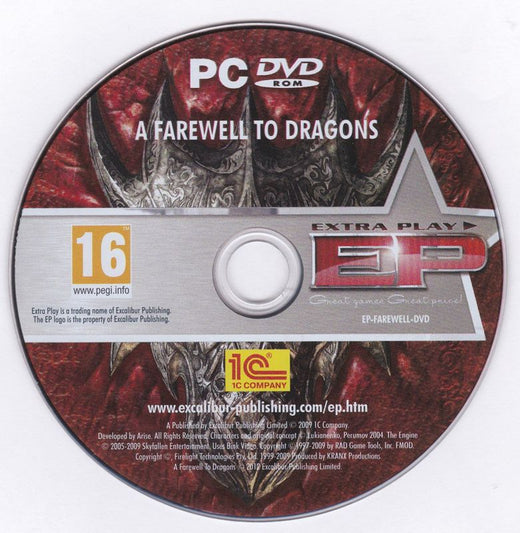 A Farewell To Dragons Microsoft Windows PC DVD by PC Gamez USA
