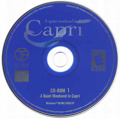 A Quiet Weekend in Capri Disc 1-2 Microsoft Windows PC CD-PC Gamez USA