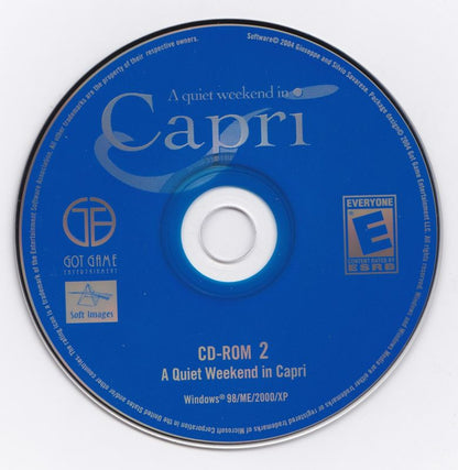 A Quiet Weekend in Capri Disc 1-2 Microsoft Windows PC CD-PC Gamez USA