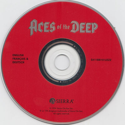 Aces of the Deep Microsoft Windows PC CD