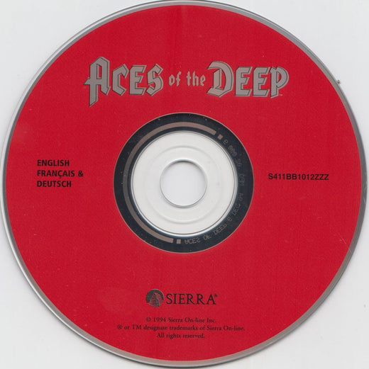 Aces of the Deep physical PC game CD - PC Gamez USA