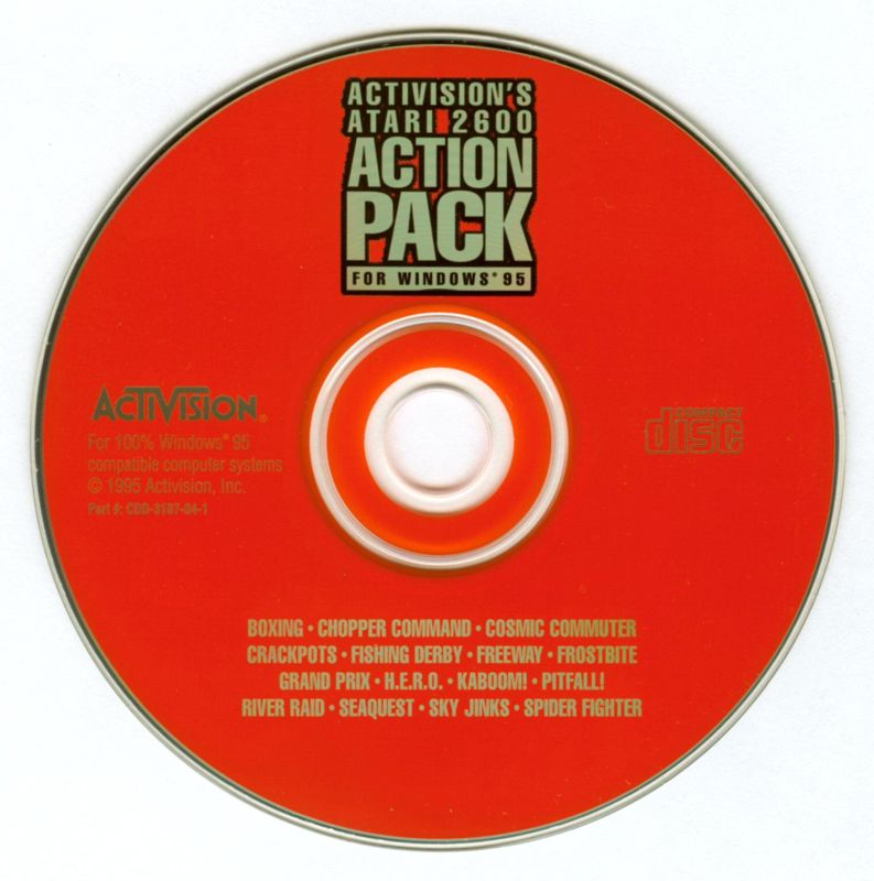 Activision's Atari 2600 Action Pack Disc 1 - 2 Microsoft Windows PC CD-PC Gamez USA