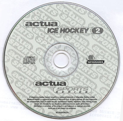 Actua Ice Hockey 2 Microsoft Windows PC CD-PC Gamez USA