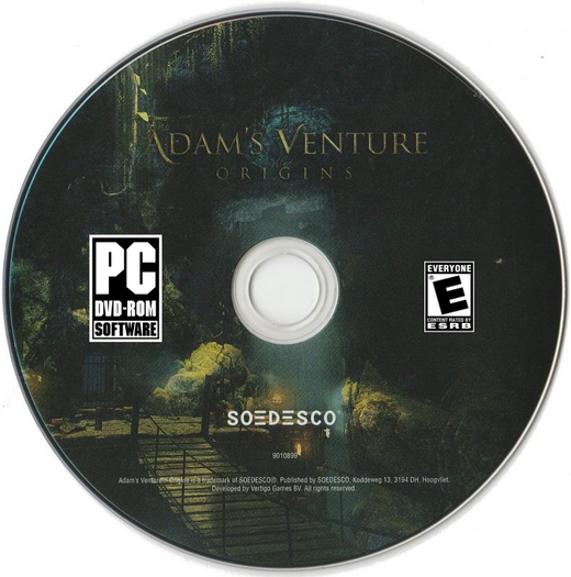 Adam's Venture - Origins Microsoft Windows PC DVD by PC Gamez USA