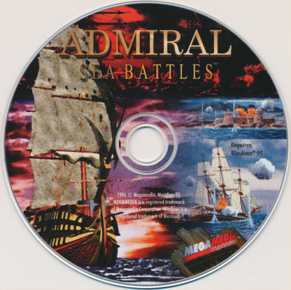 Admiral Sea Battles Microsoft Windows PC CD-PC Gamez USA