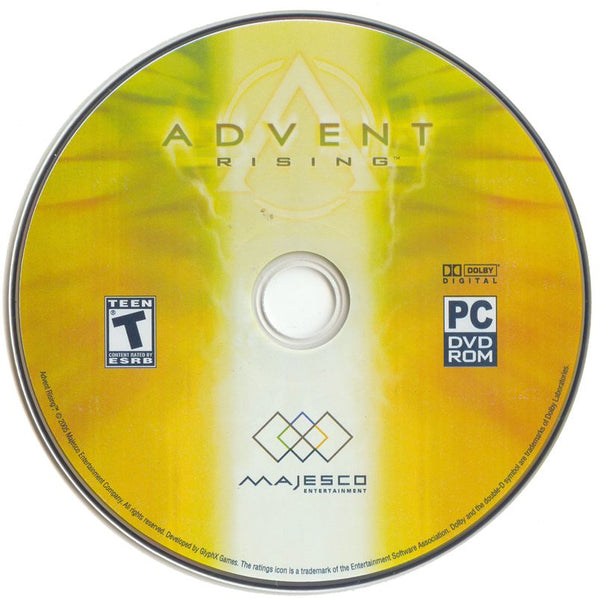 Advent Rising Microsoft Windows PC CD-PC Gamez USA