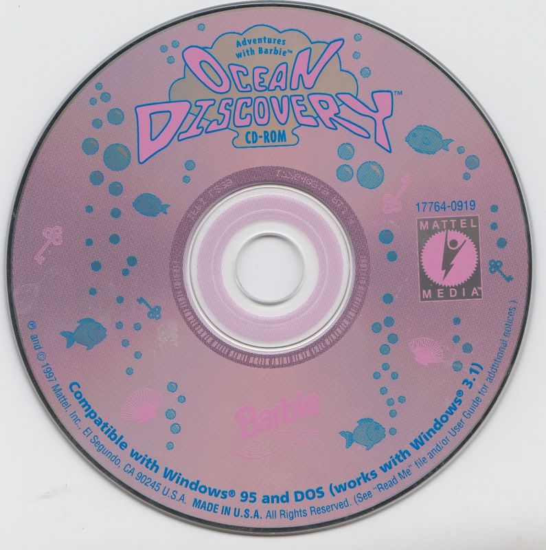 Adventures With Barbie Ocean Discovery Microsoft Windows PC CD-PC Gamez USA