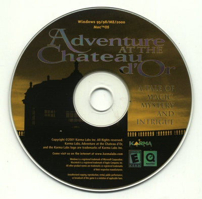 Adventures at the Chateau d'Or  Microsoft Windows PC CD