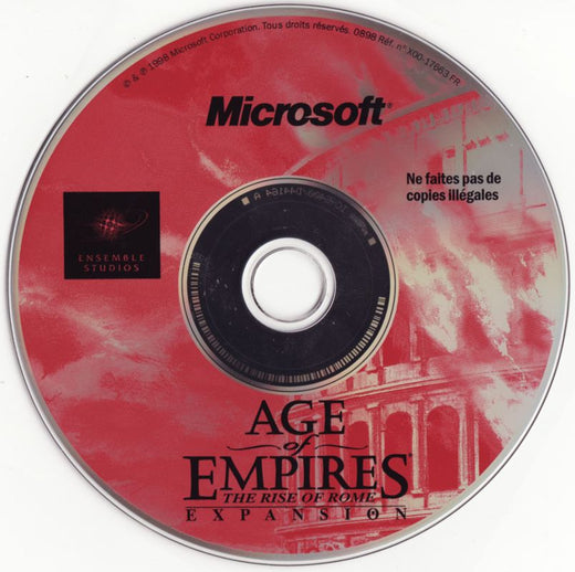 Age Of Empires The Rise Of Rome Expansion Microsoft Windows PC CD-PC Gamez USA