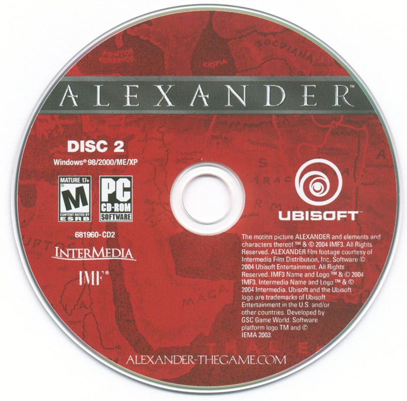 Alexander Disc 1-2 Microsoft Windows PC CD-PC Gamez USA