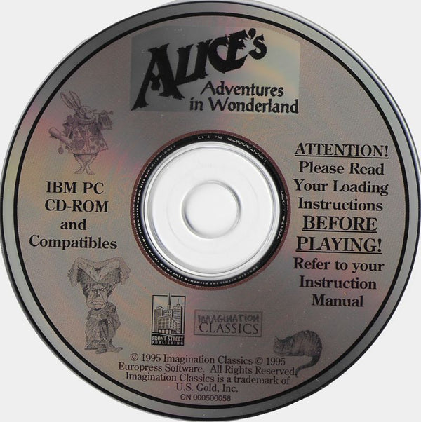 Alice's Adventures in Wonderland Microsoft Windows PC CD by PC Gamez USA