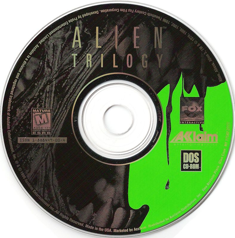 Alien Trilogy Microsoft Windows PC CD-PC Gamez USA