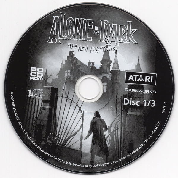 Alone in the Dark 4 The New Nightmare Disc 1-3 Microsoft Windows PC CD-PC Gamez USA