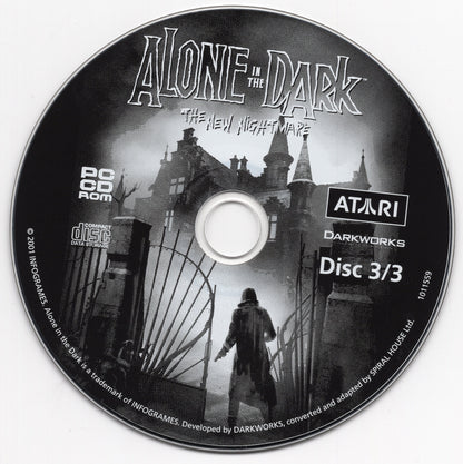 Alone in the Dark 4 The New Nightmare Disc 1-3 Microsoft Windows PC CD-PC Gamez USA