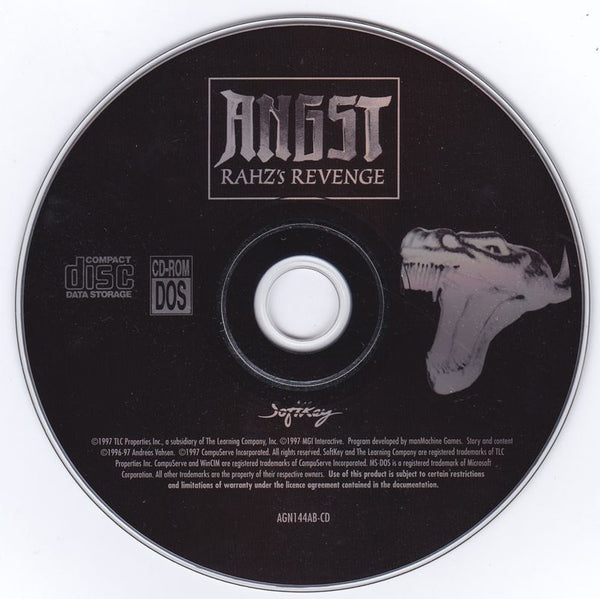 Angst: Rahz's Revenge 1996 Microsoft Windows MS-DOS-PC Gamez USA