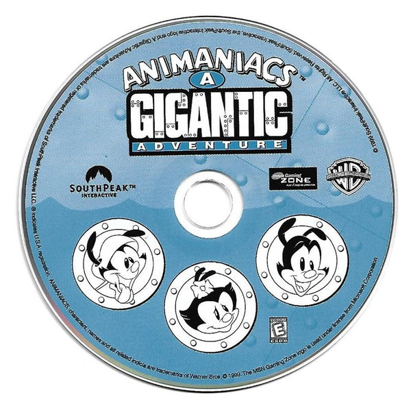 Animaniacs A Gigantic Adventure Microsoft Windows PC CD-PC Gamez USA