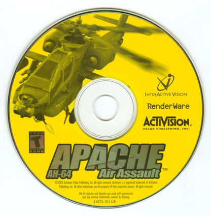 Apache AH 64 Air Assault Microsoft Windows PC CD-PC Gamez USA