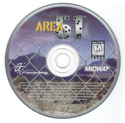 Area 51 Microsoft Windows PC CD-PC Gamez USA