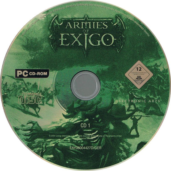 Armies of Exigo Disc 1-2 Microsoft Windows PC CD-PC Gamez USA