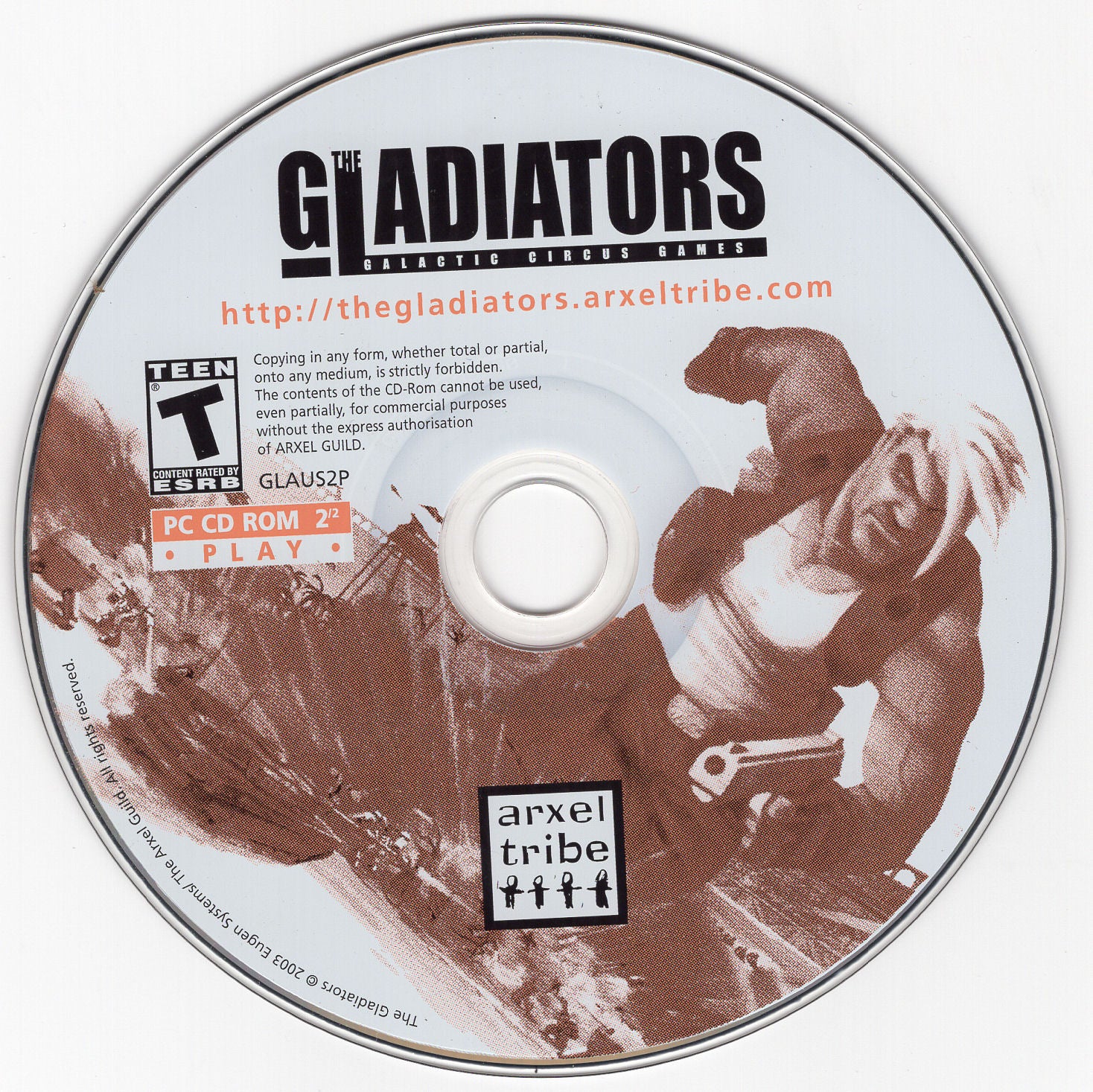 Arxel Guild The Gladiators Galactic Circus Games Disc 1-2 Microsoft Windows PC CD-PC Gamez USA