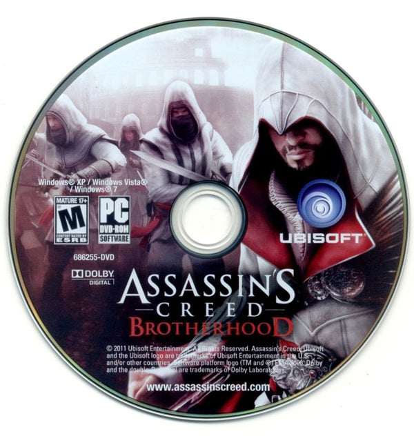 Assassin's Creed Brotherhood Microsoft Windows PC DVD