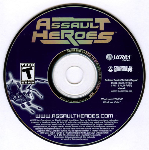 Assault Heroes Microsoft Windows PC CD by PC Gamez USA