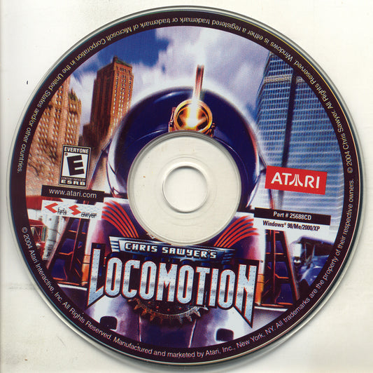 Atari Chris Sawyers Locomotion Microsoft Windows PC CD-PC Gamez USA