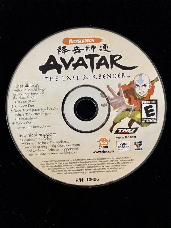 Avatar The Last Airbender Microsoft Windows PC CD-PC Gamez USA