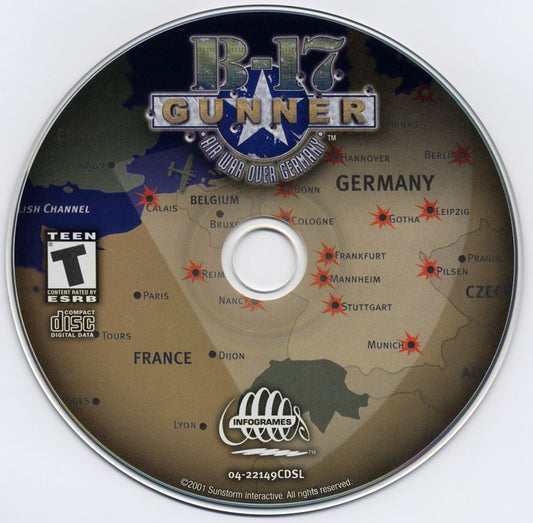 B17 Gunner Air War Over Germany Microsoft Windows PC CD-PC Gamez USA