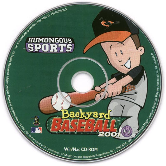 BackYard Baseball 2001 Microsoft Windows PC CD-PC Gamez USA