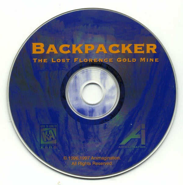 Backpacker - The Lost Florence Gold Mine Microsoft Windows 3.X CD by PC Gamez USA
