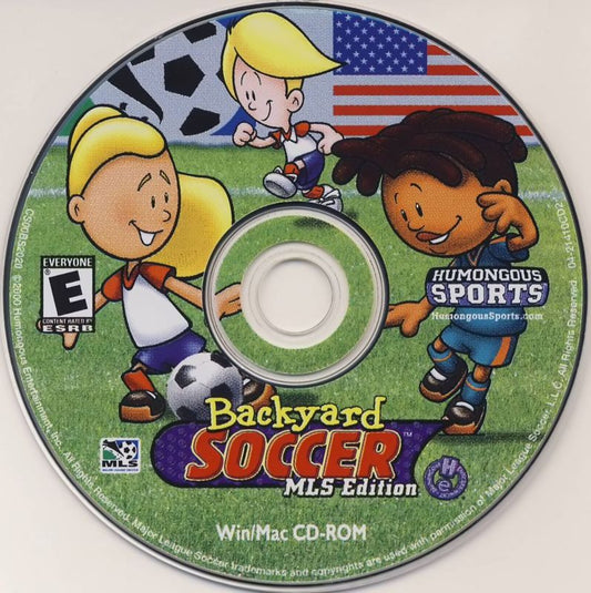 Backyard Soccer MLS 2002 Microsoft Windows PC CD-PC Gamez USA