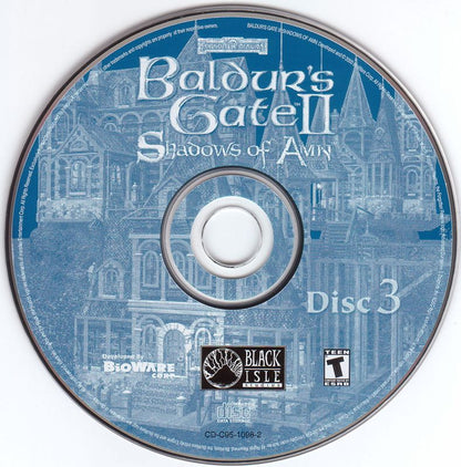Baldur’s Gate II Shadows of amn Disc 1-4 Microsoft Windows PC CD-PC Gamez USA