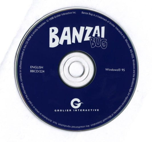 Banzai Bug Microsoft Windows PC CD-PC Gamez USA