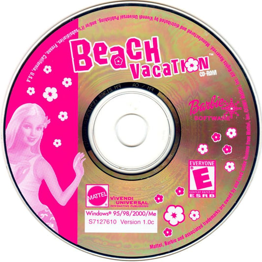 Barbie Beach Vacation Microsoft Windows PC CD-PC Gamez USA