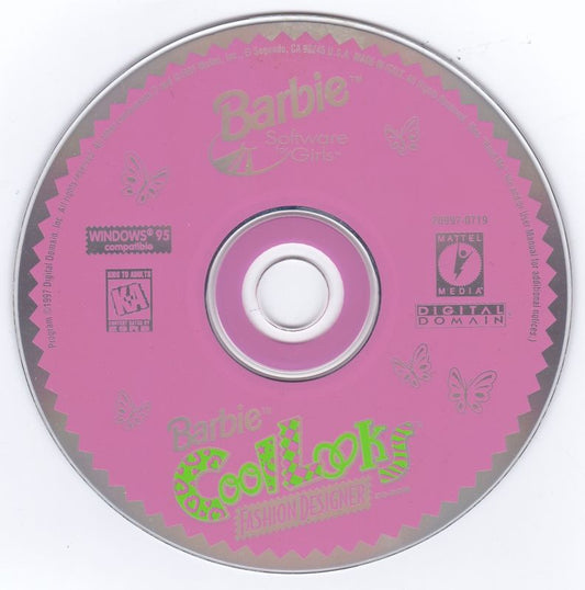 Barbie COOL LOOKS Fashion Designer Microsoft Windows PC CD-PC Gamez USA