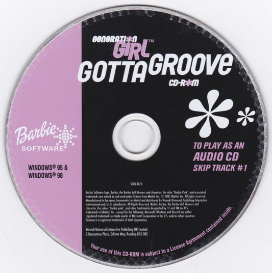 Barbie Generation Girl Gotta Groove Microsoft Windows PC CD-PC Gamez USA