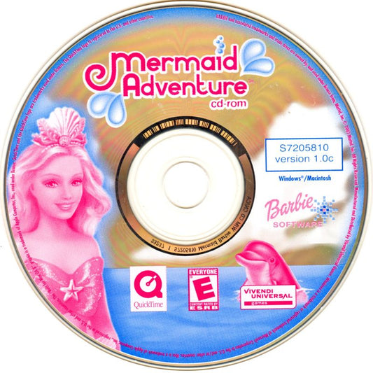Barbie Mermaid Adventure Microsoft Windows PC CD-PC Gamez USA