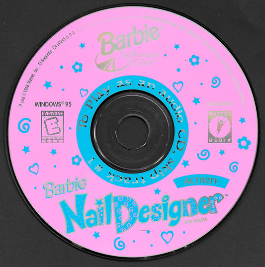barbie nail designer Microsoft Windows PC CD-PC Gamez USA